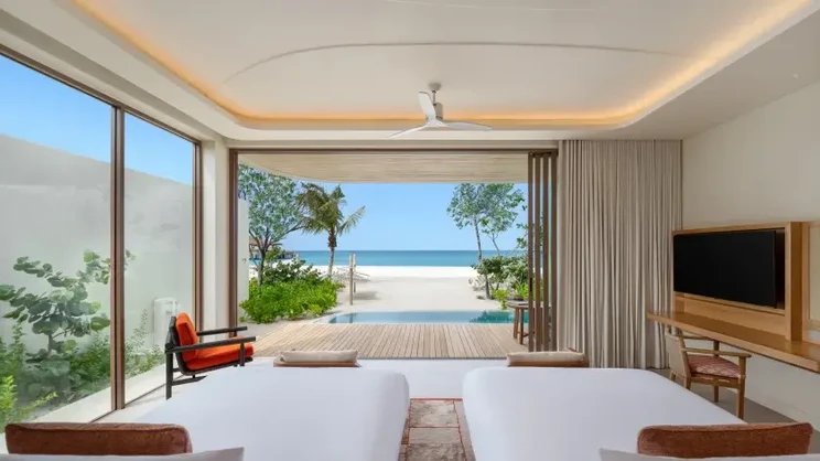 One-Bedroom Sunset Beach Pool Villa